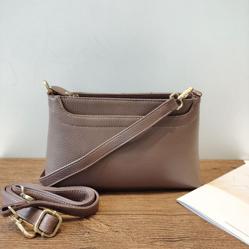 Genuine Leather Large-capacity Bag Women's Casual All-matching New Cross-border Commuting Mother's Cross-slung Small Square