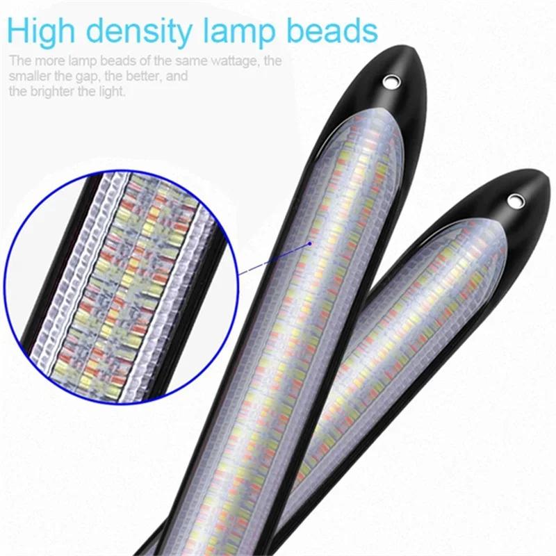2pcs Led Daytime Running Light Waterproof Streamer Turn Signal Lamp (Length:15.5/23.5/27.5/34.5cm)