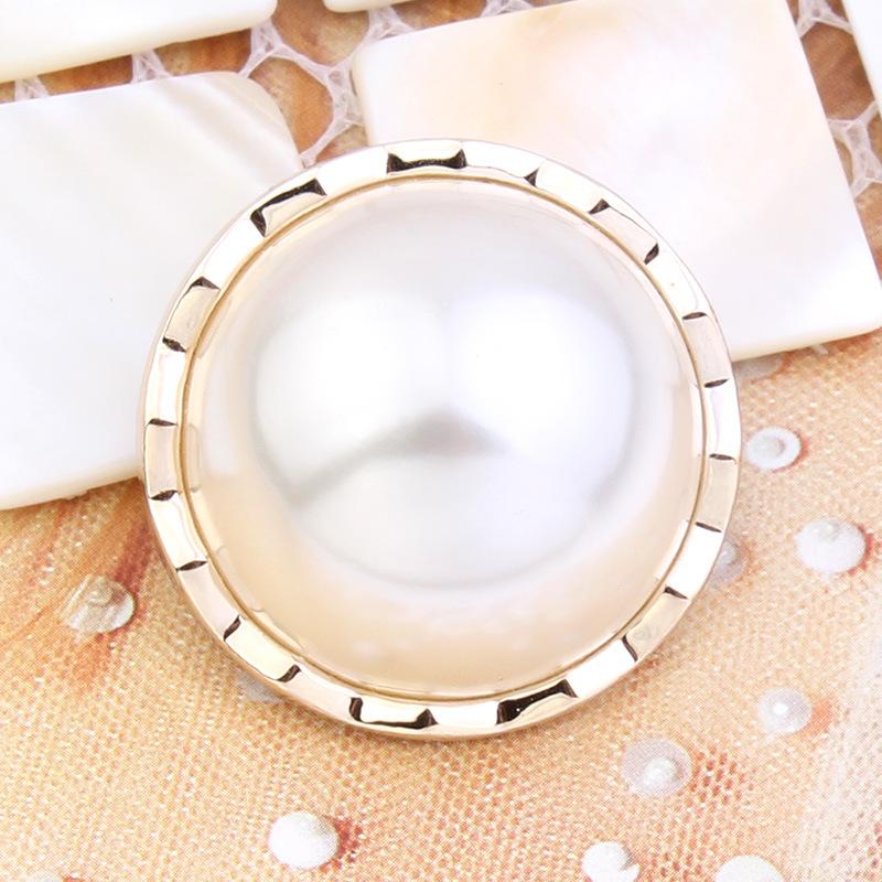 10Pcs Pearl Buttons Pajamas Coats Sweaters Women'S Round Versatile High-End Decorative Buttons Daquan Clothes Accessories