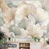2D Flat, 2D Flat Print 1pc Tapestry Ginkgo Leaf Art Tapestry Nordic Style Wall Decor for Living Room Bedroom Multi-Size Polyester Background Resistant