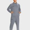 Under Armour Logo Knitted Jacket And Pants Casual Sports Set Men Sets Gray 23600304-014+23600703-014
