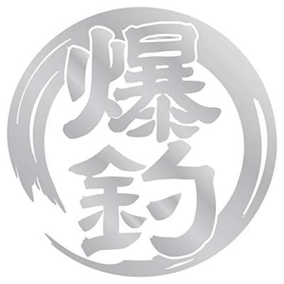 Nc-smile Explosive Fishing Sticker, 11cm, for Fishing, Car, Motorcycle, Cooler Box, Water Resistant, Outdoor Use (Silver)