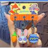 Disney S Zootopia Judy Nick Traumhafter Cartoon-Anhänger Perfekt als Taschenaccessoire Schlüsselanhänger Handy-Anhänger oder Auto-Dekoration