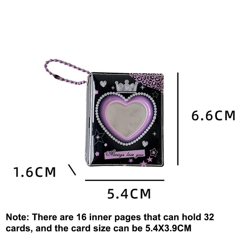 1 Stück Mini 2 Zoll Album Foto Fotokartenhalter Kpop Fotoalbum Idol Sammelordner Fotokartenhalter Karten Sammelbuch