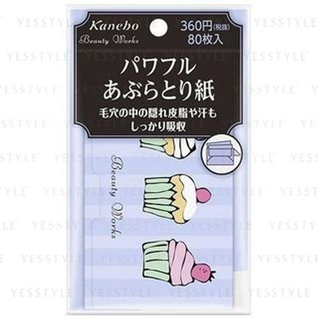 Kanebo - Beauty Works Powerful Oil Blotting Paper 80 pcs