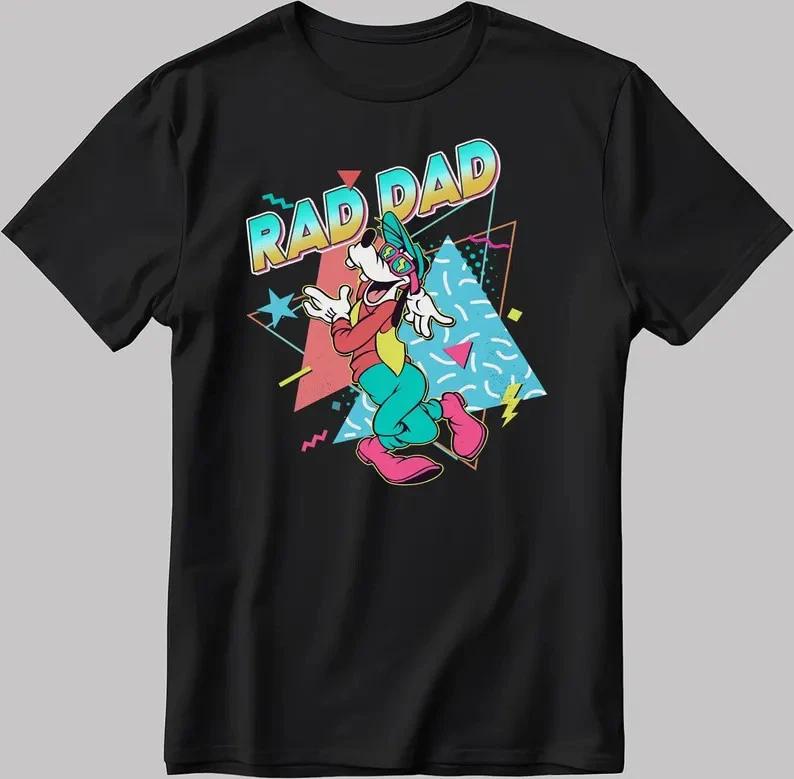 Goofy Rad Dad Black Tshirt S