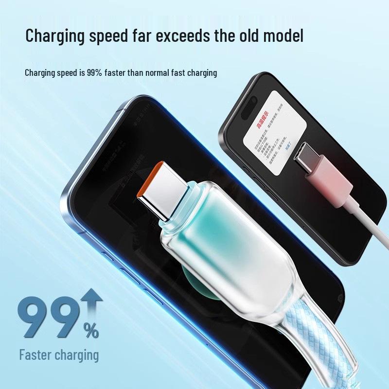 120W Type-C Fast Charging Cable for Apple, Huawei, Vivo, Oppo, Honor