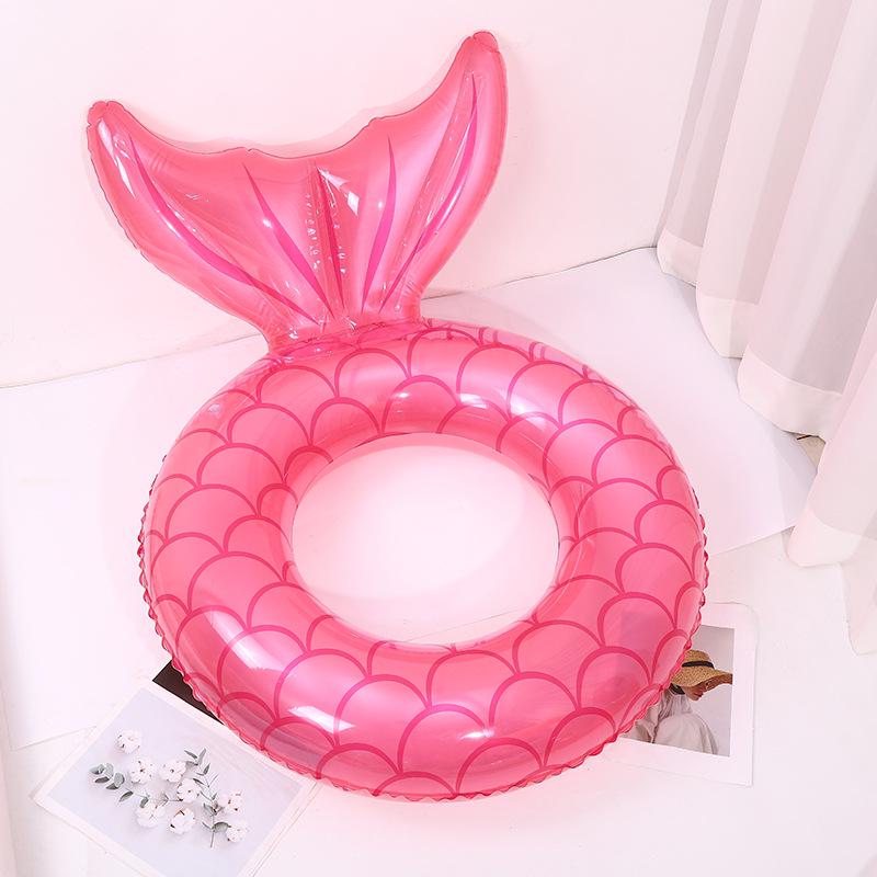 Adult Mermaid Tail Inflatable Float Chair - Swim Ring Lifebuoy Raft