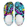 Lightweight Printed EVA Garden Shoes Unisex Breathable Slip On Clogs Beach Pool Bathroom Home Summer Slippers Home Garden Use