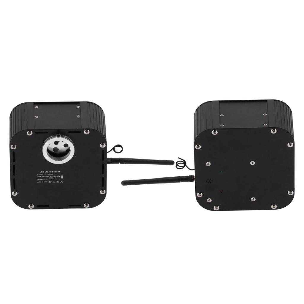 50W LED RGBW Fiber Optic Light Kit with Touch Controller Bluetooth/APP Control Indoor DecorationUK