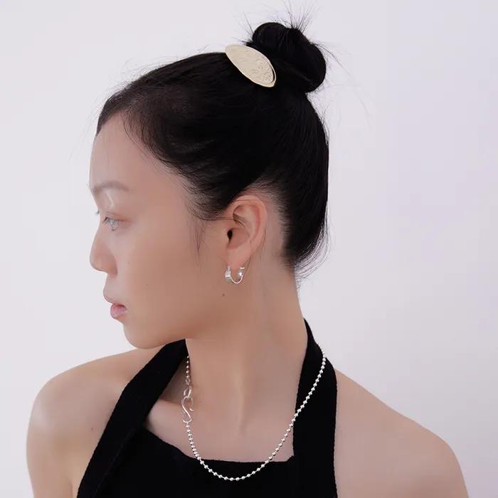 Unbalance Frill Earring