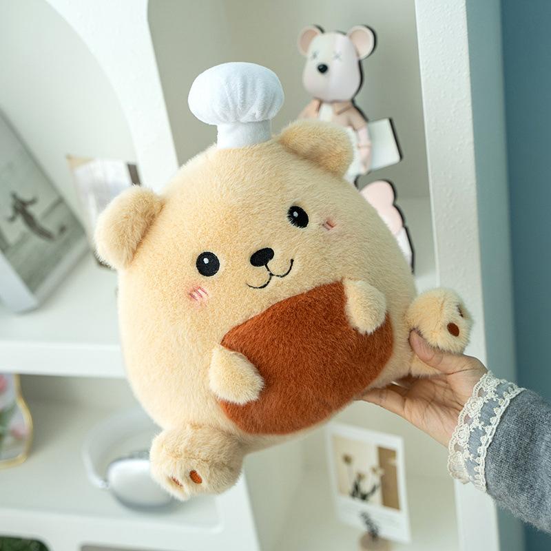 

Cartoon Cute Kapi Barra Bread Capybara Bread Bear Doll Plush Toy Doll Girl Pillow Doll 30cm 0.2kg