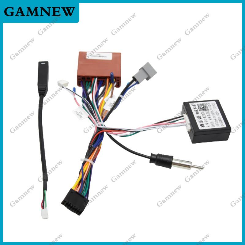 Car Radio Stereo Wiring Harness Cable With USB Adapter Android 16pin For Mazda 3 2006-2015, 5 6 8 CX-7