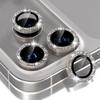 For iPhone 17 Pro Max 17Air 16 Metal Glitter Bling Lens Film HD Glass Camera Protective Cap For iPhone15 Camera Protector Ring 4