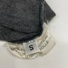HERMES Margiela-era ribbon pattern long-sleeved shirt tops S Black GreyUsed