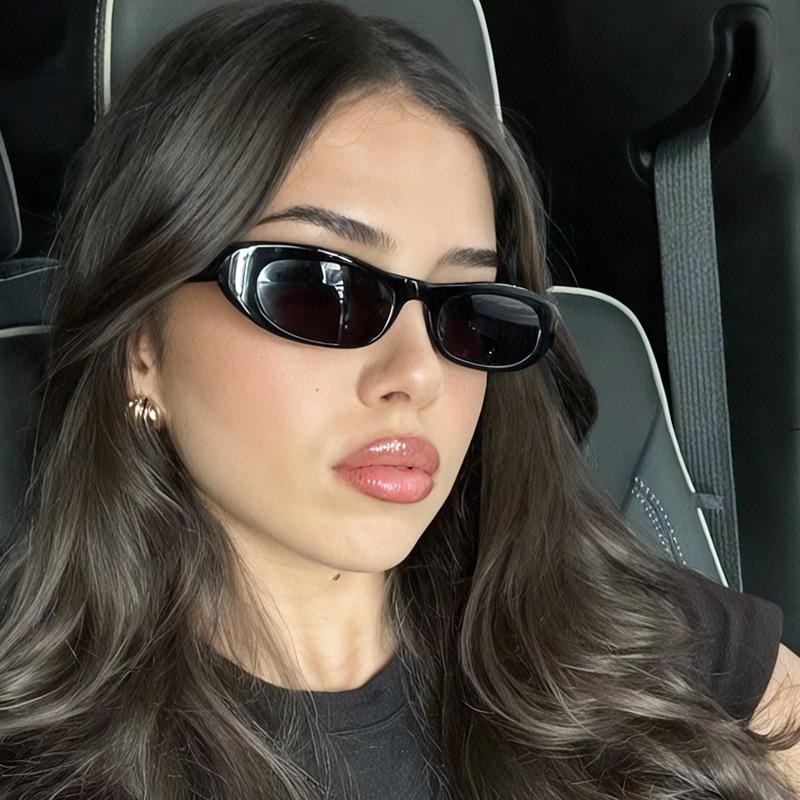 Fashion Stylish Sunglasses for Women Oval Shape Ant-reflective Men's Sun Glasses Vintage Style Outdoor Sunglass