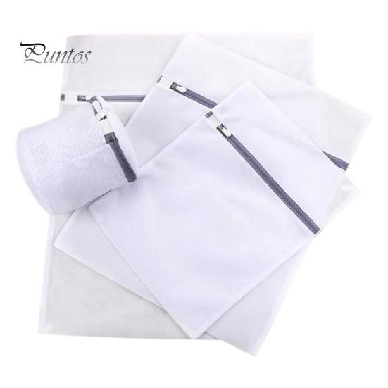 

4 шт./комплект. Набір сітчастих мішків для білизни. Застібка до іржі. Застібка-блискавка. Органайзер. Сумки для прання. A