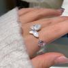 Zircon Butterfly Animal Ring For Women Fashion Jewelry Accessory