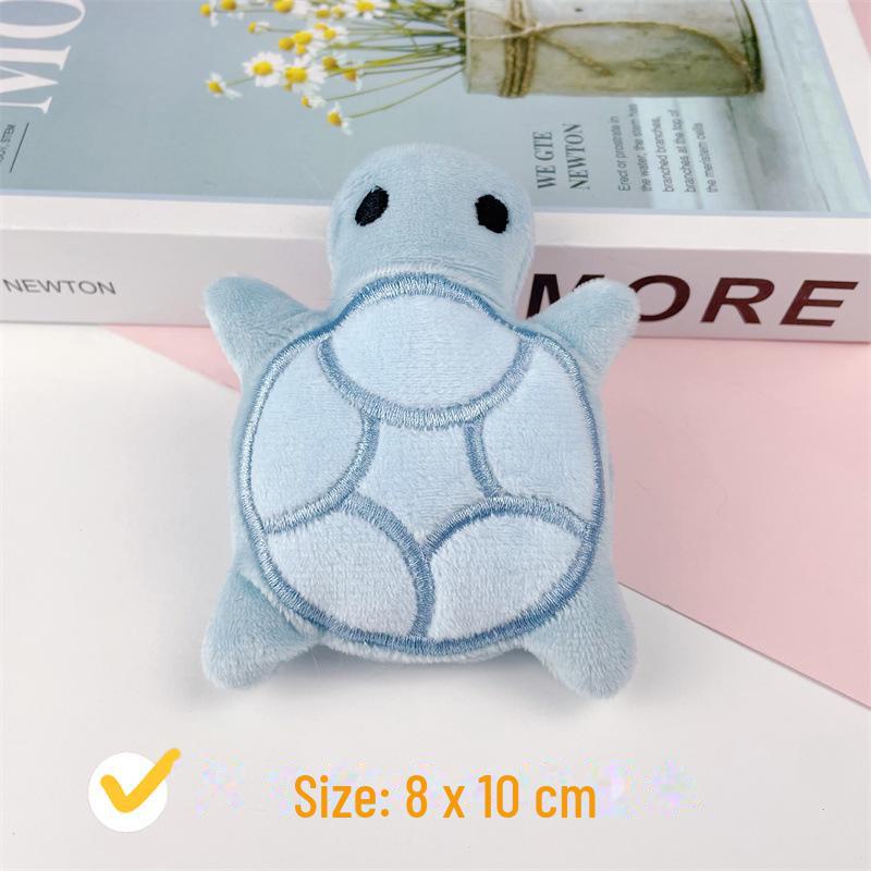 Xiaohongshu Cartoon Turtle Doll Rucksack, Anhänger, Haarnadel, Bekleidungszubehör und Kinderspielzeug