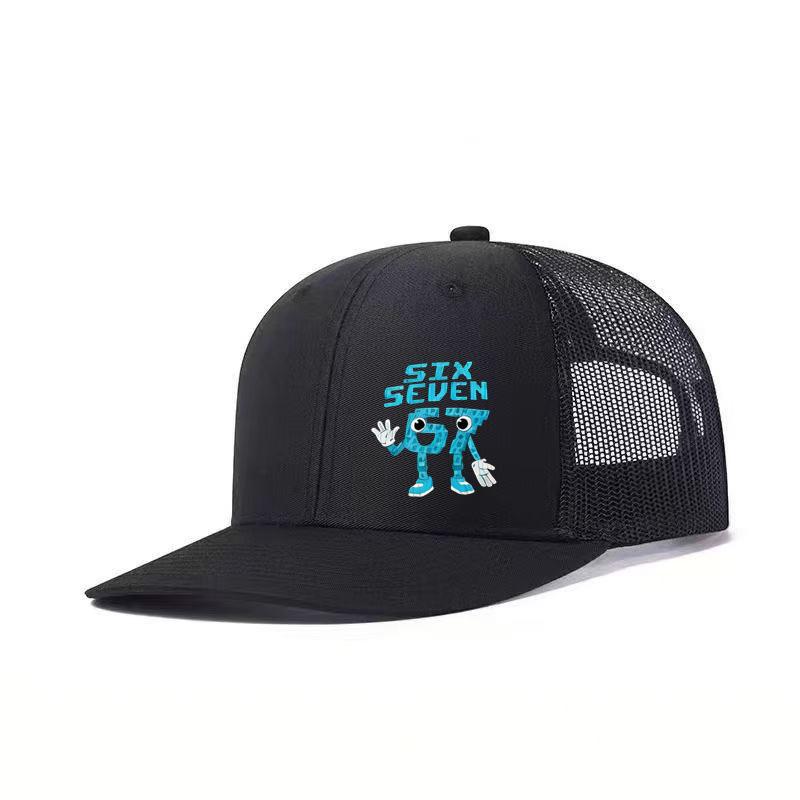 1PC compared to 67 pixel explosive mesh cap! Breathable and sweat resistant, a must-have streetwear for trendsetters