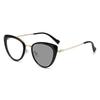 Men'S And Women'S Fashion Photochromic Myopia Glasses  New Retro Metal Cat-Eye Glasses Blue Light Blocking Myopia Glasses