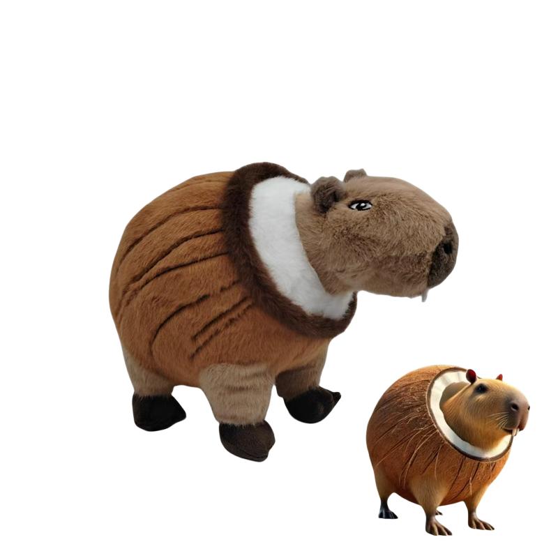 Boneca ambalam Rana Pneumatico Bobrinni cocosini Capibara Guscio di Cocco Peluche Giocattolo Divertente Bambola Imbottita Regali di Compleanno per Bambini
