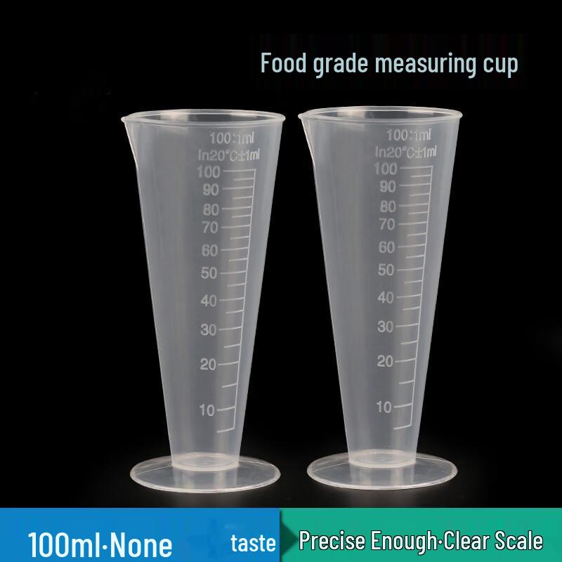 Anvelo 100ml Triangular Measuring Cups (3-Pack)