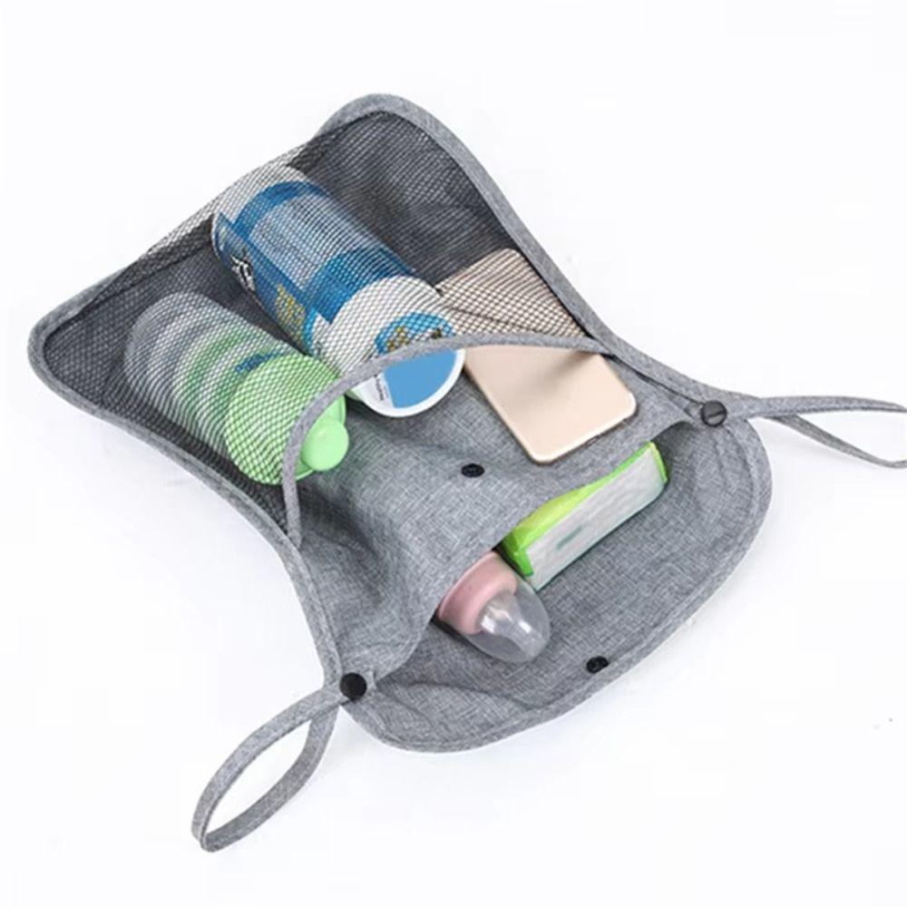 2Pcs Double Pockets Carriage Pram Storage Bag Multifunctional Mommy Organizers  Outdoor
