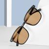 Fashion Ultralight Photochromic Sunglasses for Men Women Vintage Square Frame Anti-blue Light Eyewear