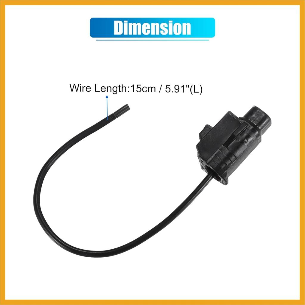 1-Way TS187 Series Starter Applications Connector Plug Pigtail for Toyota Venza 2009-2015 for Toyota Solara 2002-2008 No.9098011400 Replacement