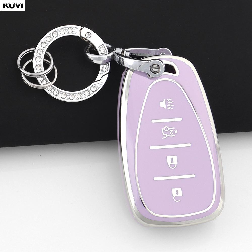 4 5 Buttons Tpu Car Key Case Cover For Chevrolet Chevy Malibu Camaro Cruze Traverse Spark Equinox Sonic Volt Bolt Accessories