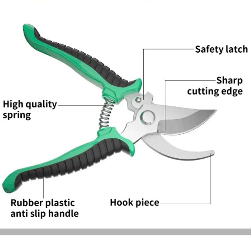 Horticultural Scissors Bird Beak Shape Branch Pruning Labor Saving Pruning Stainless Steel Picking Multifunctional Fruit Scissor