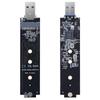 M.2 SSD SATA/NVMe To USB 3.1 Adapter B+M Key/M Key 3.1 SSD Adapter Riser Hard To Box Enclosure Q2R0