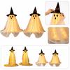 Halloween Decorations Set of 2 Glowing Hat and Standing for Indoor Outdoor Party Porch Decor (60cm)