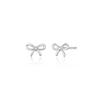 LUNNE 14k Tiny Soft Ribbon Earrings (14k Gold) #LFE50