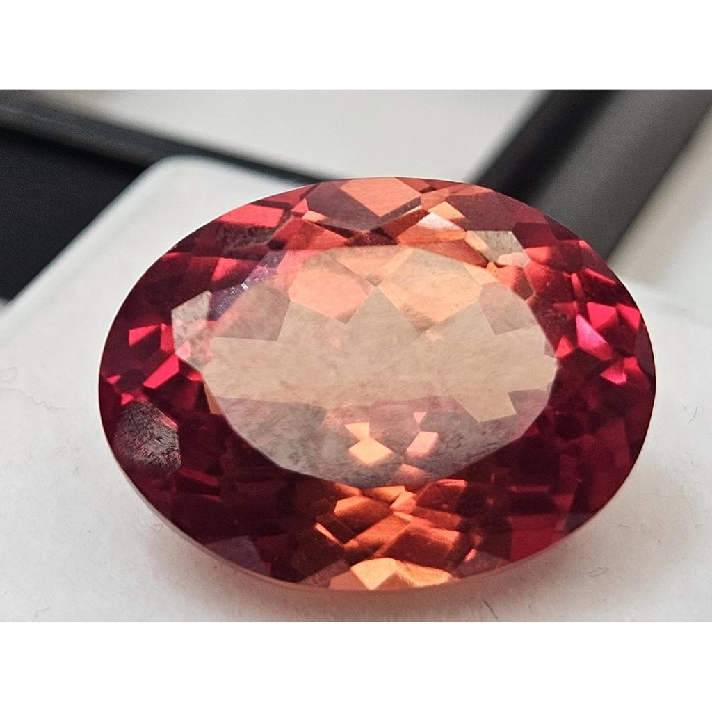 Stunning Padparadscha Sapphire Sri Lanka Natural Oval Cut 13-14 Ct Gemstone