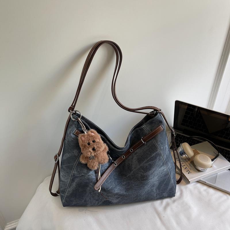 Bag Women's Large-capacity Autumn New Retro High-value Shoulder Bag Commuter Oblique Span Bag