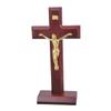 Tabletop Wall Mount Religious Decoration Religious Christian Standing Crucifix Prayer Religious Gift Enduring