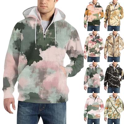 Spring And  Men's Standing Collar Sweatshirt Is Outdoor Casual Sweaters Tops