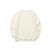 Skechers Letter Print Casual Crew Neck Long Sleeve Sweatshirt Unisex Sweatshirt Cotton-Candy-White L323U075-0074