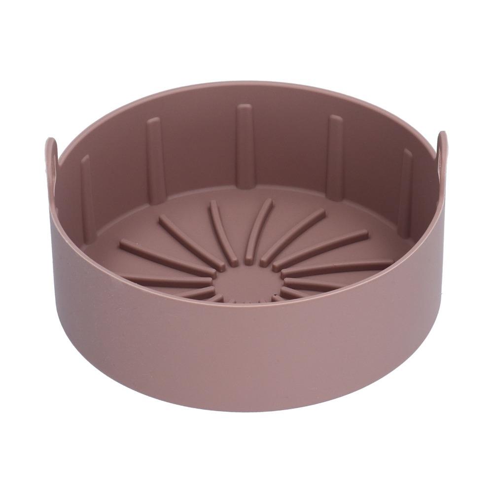 

Bakeware Accessory Silicone Silicone Pot Reusable Non Stick Fryer Basket Flexible Heat Resistance Fryer Tray Electric Fryer кофейный