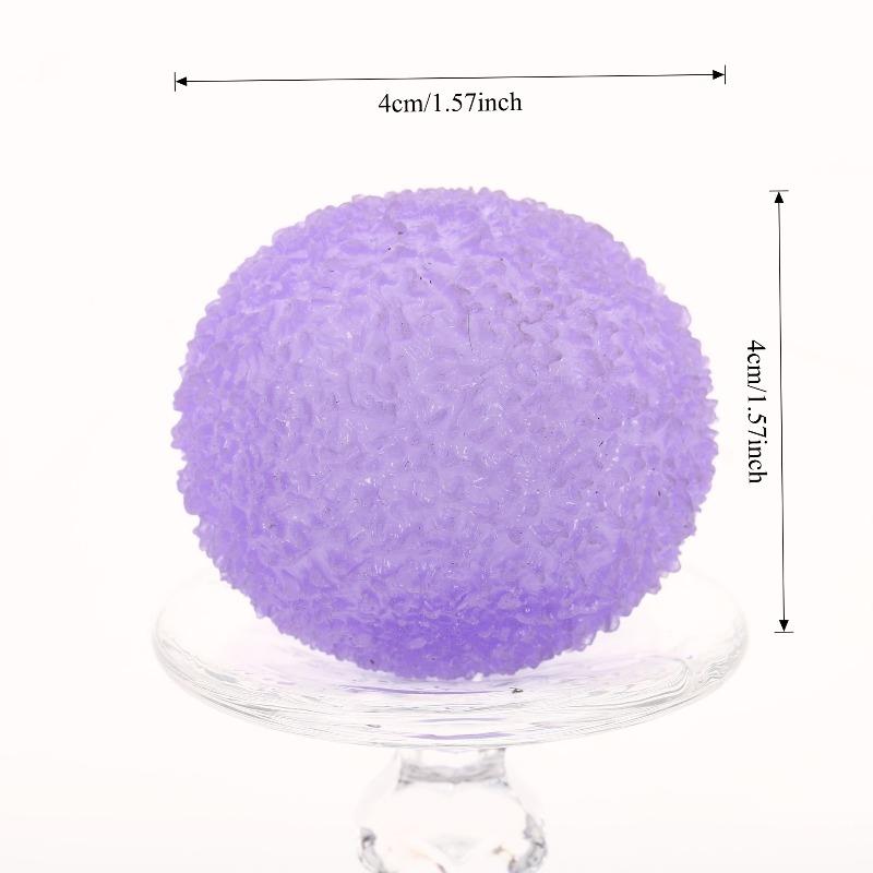 Eisball Maltose Squishy Spielzeug Blau Mochi Sensorisches Fidget Spielzeug Simuliertes Transparentes Anti-Stress Langsam-Rückprall Entspannungsspielzeug