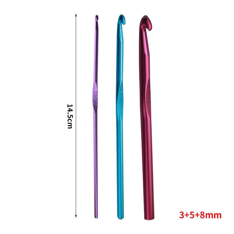 Farbenfrohes Strick- & Häkelwerkzeug-Set: 22-teiliges Stricknadelset & Lederetui mit kostenlosem Versand