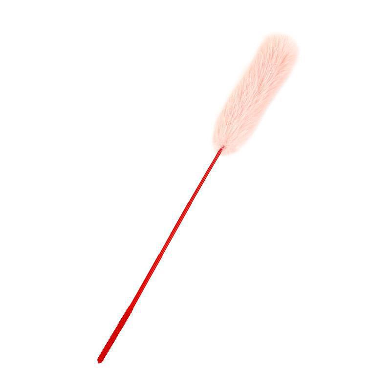 Colorful Fur Ball Cat Teaser Wand with Bell for Self-Entertainment