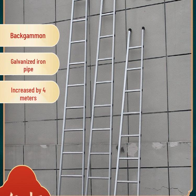Reinforced Iron Pipe Multi-Functional Ladder for Indoor & Outdoor Use