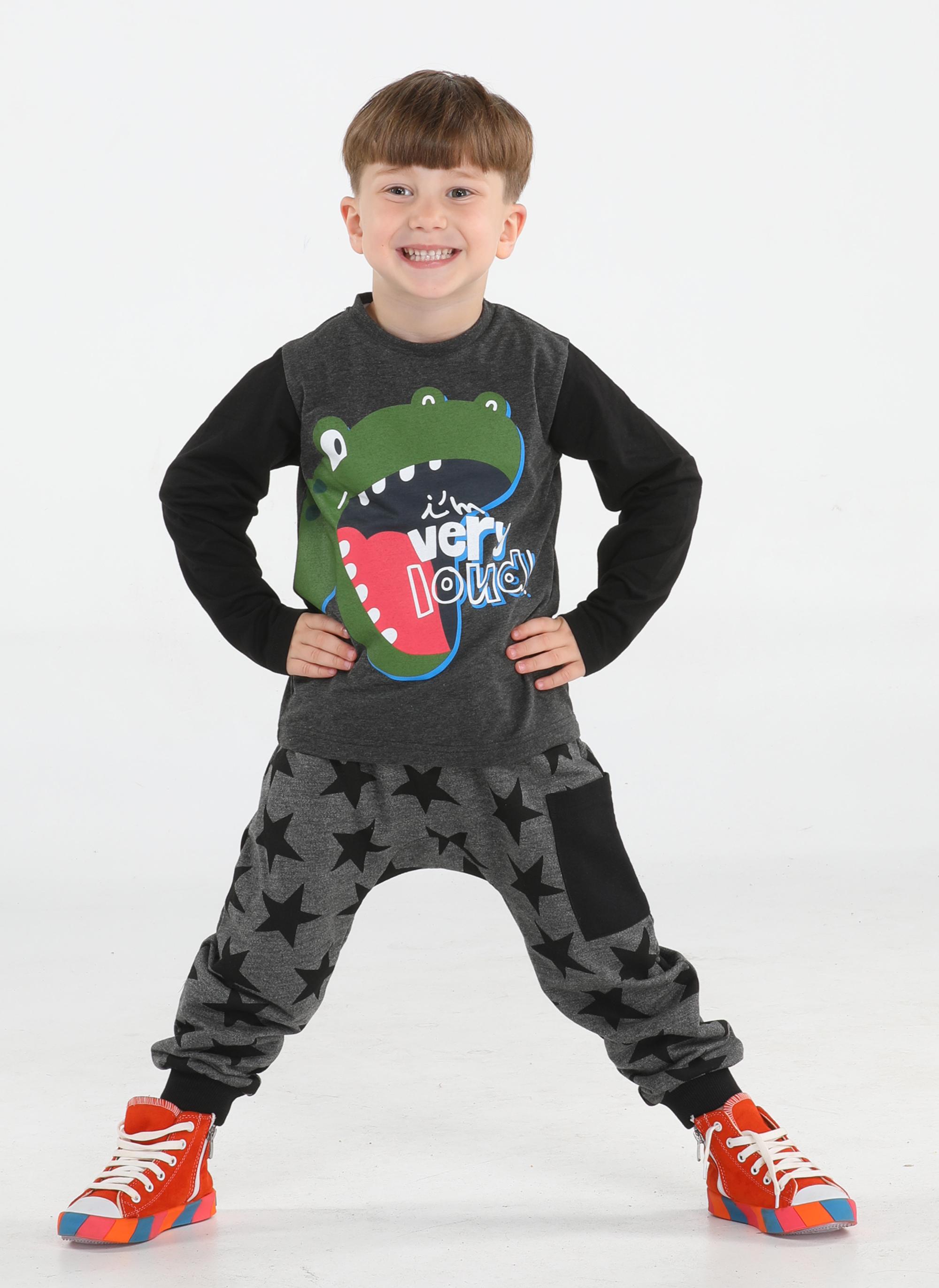 

Star Muzip Dino Erkek Çocuk Pantolon Takım 3 Yaş чорний