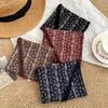Silk scarf headscarf high-end new retro literary floral scarf scarf shawl triangle scarf waist tie