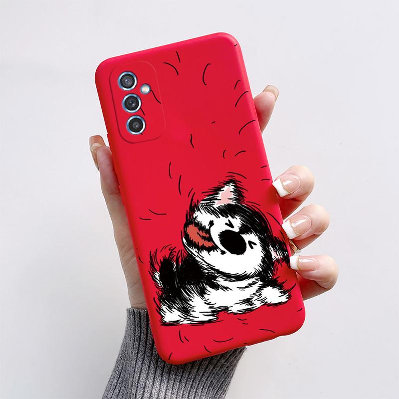 For Samsung Galaxy M52 5G Case Galaxy M23 Cute Cartoon Soft Silicone Phone Cases For Samsung M52 M23 Cover M52 5G Fundas Bumper