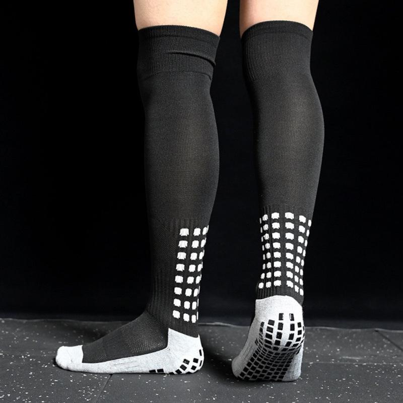 Football Socks Men'S Stockings Over Knee Non-Slip Dispensing Football Socks Medium Tube Professional Sports Socks Non-Slip And Antibacterial