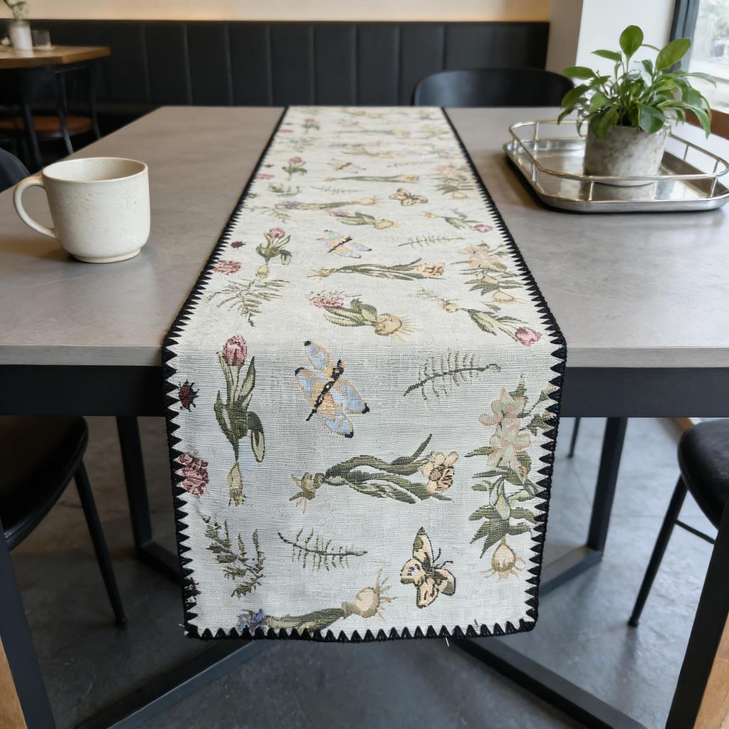 Cotton Linen Nordic Decoration Dining Table, TV Cabinet & Center Table Home Decorative Table Runner